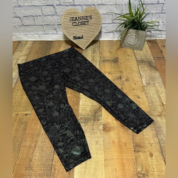 Lululemon Wunder Under High-Rise Tight 28" *Full-On Luxtreme Shine foil size 18 - Picture 11 of 16